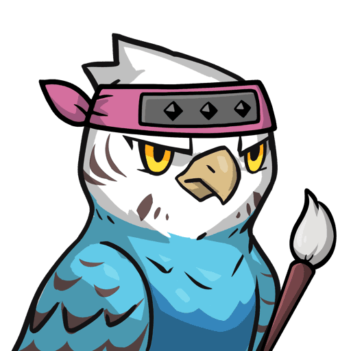 Narukami-Blue budgie #19403