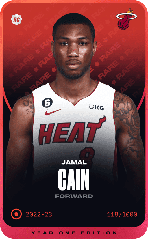 Jamal Cain 2022–23 • Rare 118/1000