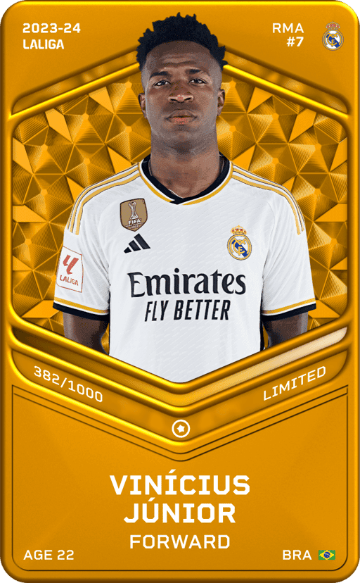 Vinícius Júnior 2023-24 • Limited 382/1000