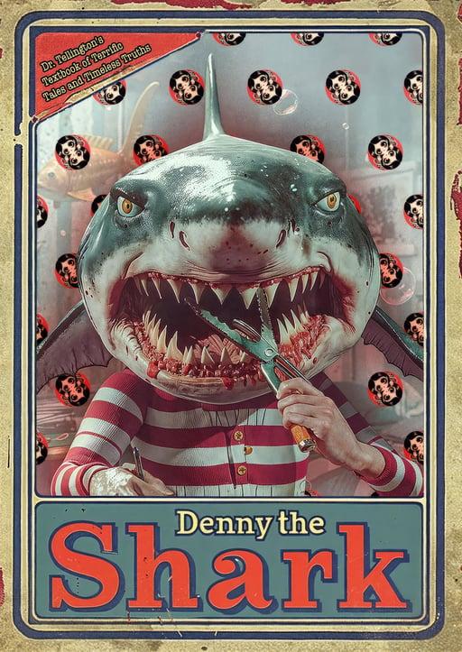 Denny The Shark - Collectible Trading Card