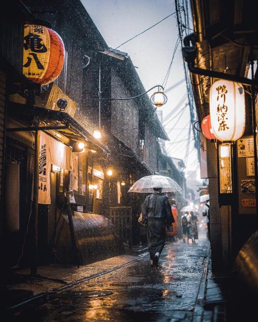 Back Alley in the Rain