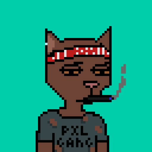 Pixel Cat Gang #9