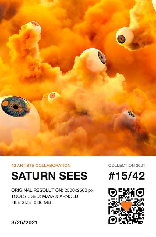 42 Artists Collaboration: 15/42 — SATURN SEES