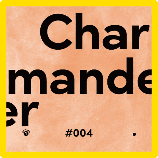 #004 Charmander - Deconstructed Pokemon Cards