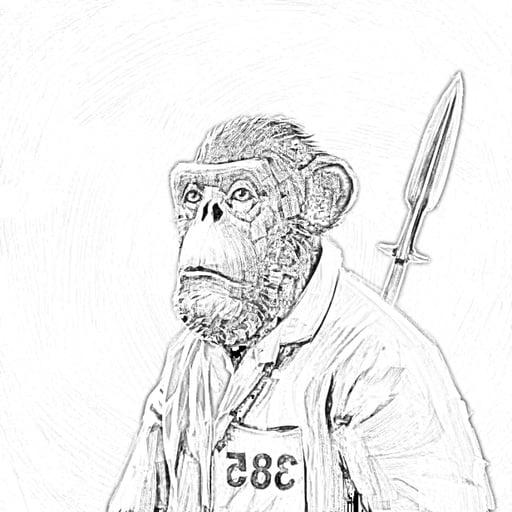 Sketchy Old Ape #28