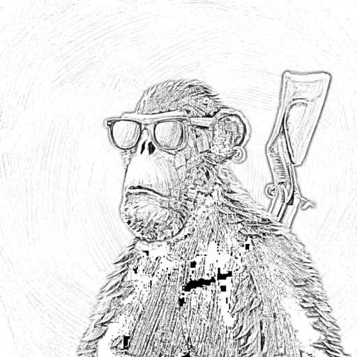 Sketchy Old Ape #36