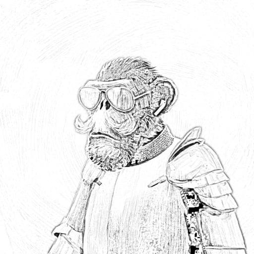 Sketchy Old Ape #29