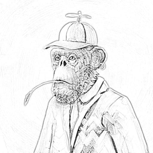 Sketchy Old Ape #26