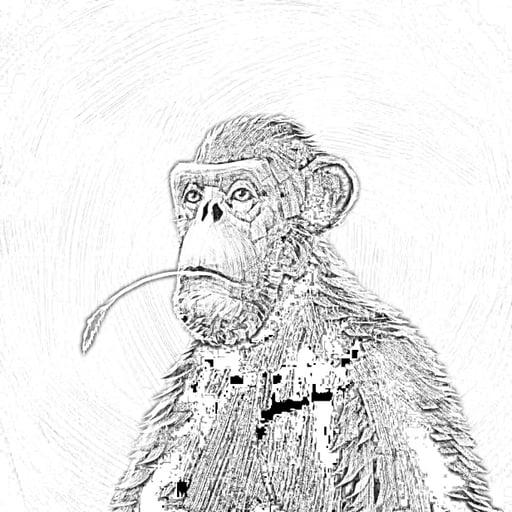 Sketchy Old Ape #30