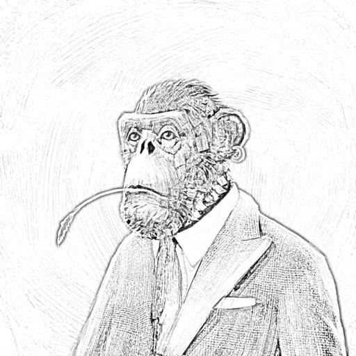 Sketchy Old Ape #35