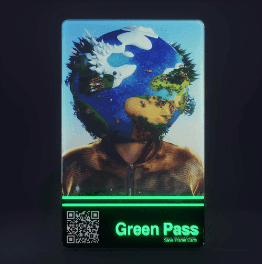 Save Planet Earth Green Pass #123