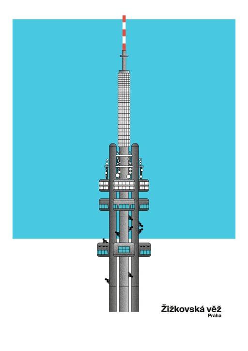 Žižkov Tower by Lukáš Bartoň