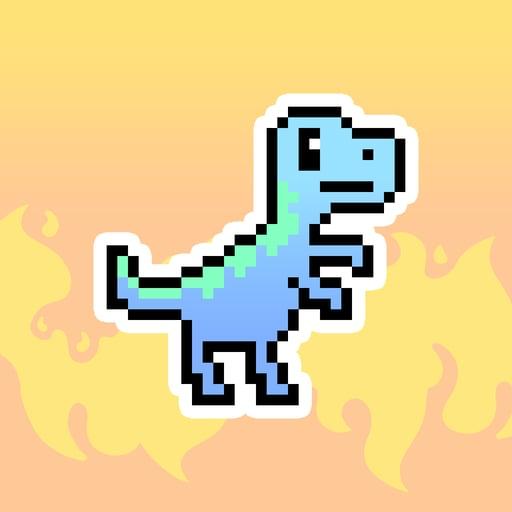 PixelSaurus Rex #0134 [DoodleSaurus]