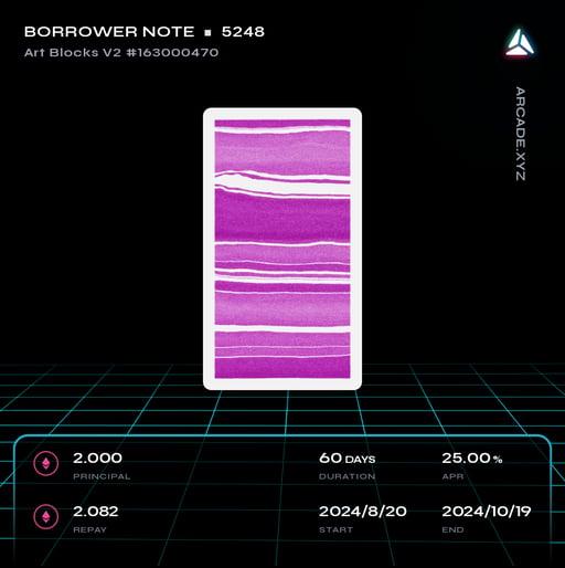 Arcade.xyz Borrower Note