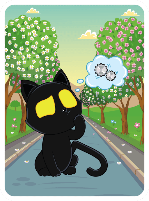 Very, Very, Very, Very, Lucky Black Cat #49363