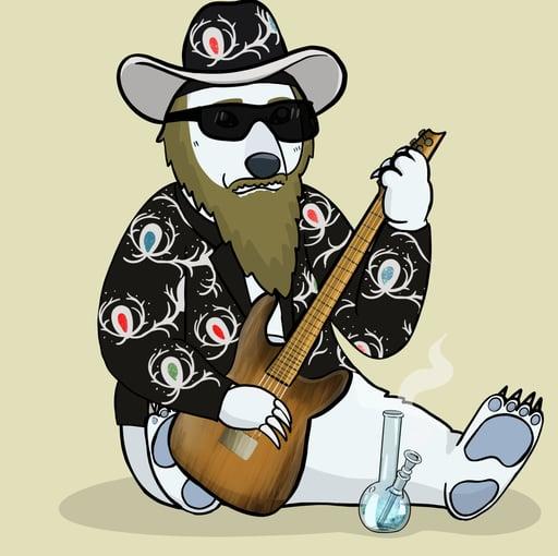 ZZ Top - Dusty Hill | Band Bears #1157