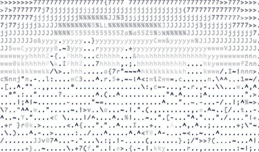 London ASCII Cityscapes #2