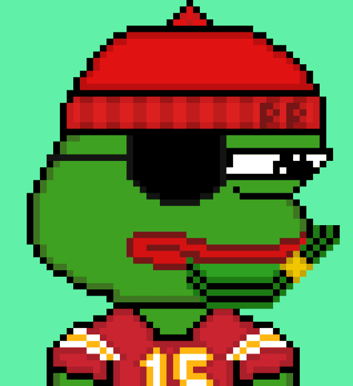 Pixelated Pepes NFT #1257