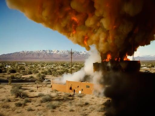 Desert Shelter Fire