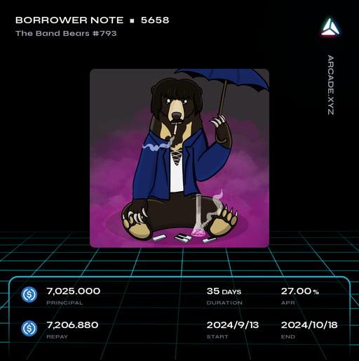 Arcade.xyz Borrower Note