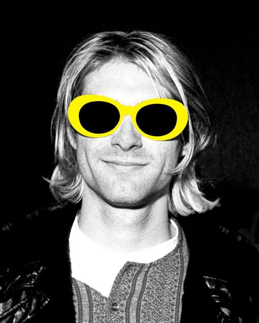 Kurt Cobain Clout Yellow