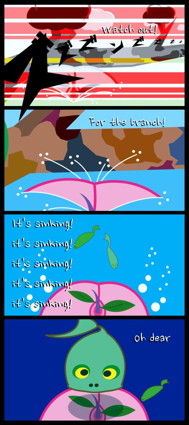 Sinking peach : MONDCORE - 40panel comic 3/10