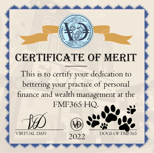 FMF365 Certificate of Merit 2022