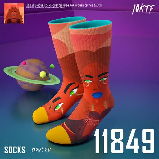 Galaxy Crew Socks #11849