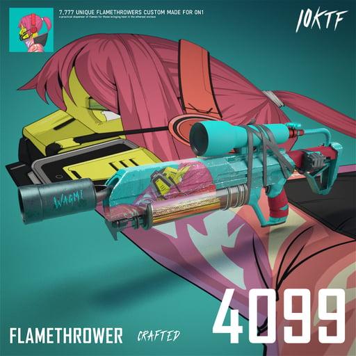 0N1 Flamethrower #4099