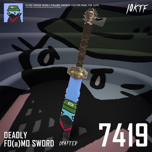 Cool Deadly FO(a)MO Sword #7419