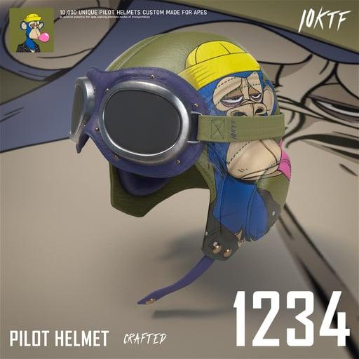 Ape Pilot Helmet #1234