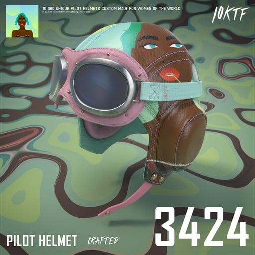 World of Pilot Helmet #3424