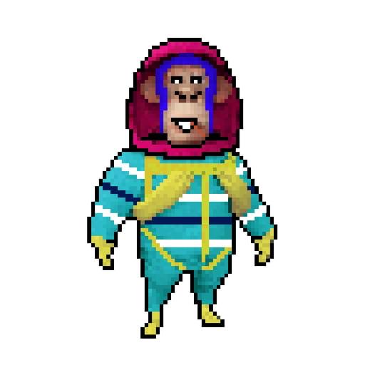 Pixel Radioactive Ape #855