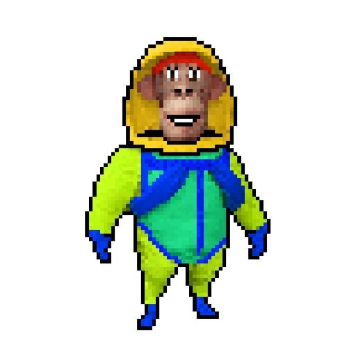 Pixel Radioactive Ape #858