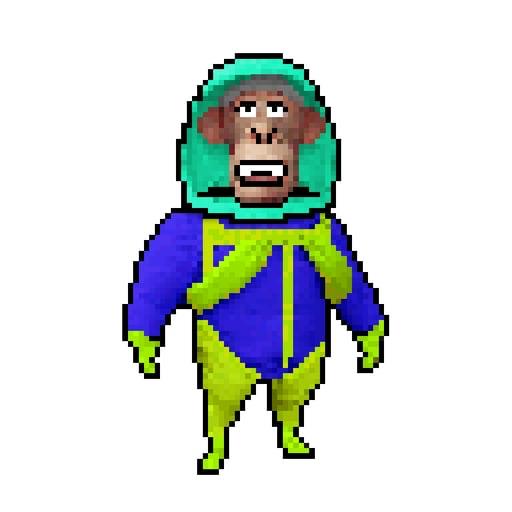 Pixel Radioactive Ape #857