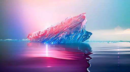 Leo Espinoza - Plasma pulse bursting inside an iceberg