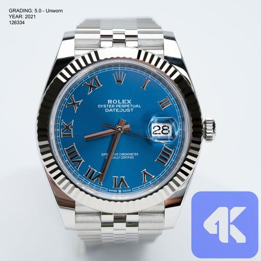 Rolex DateJust Blue 2021 Date 41mm 126334 - Full Boxes & Papers