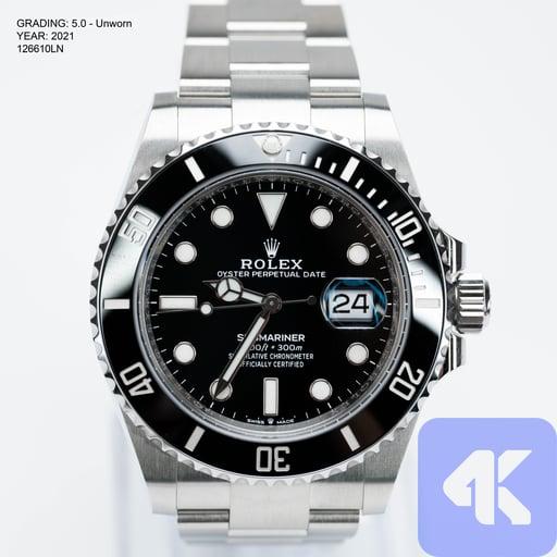 Rolex Submariner Black 2021 Date 41mm 126610LN - Full Boxes & Papers