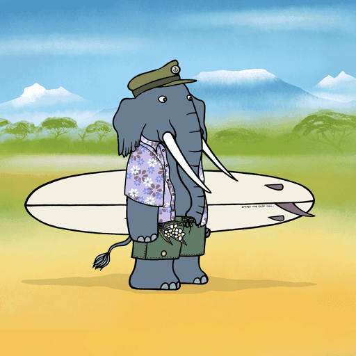 Safari Surfer - Token ID 24