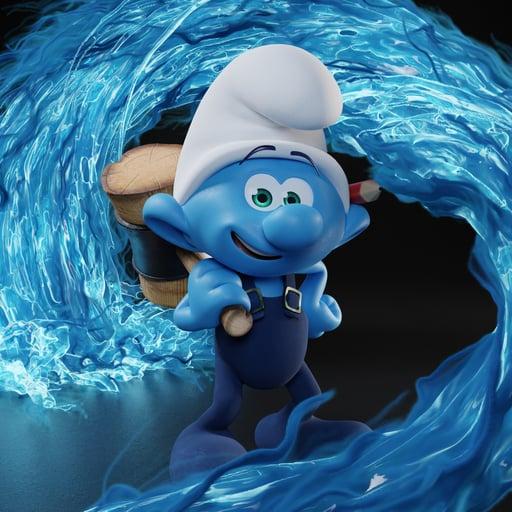 Legendary Smurf # 8542