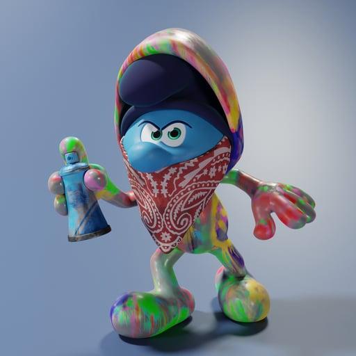 Legendary Smurf # 8565