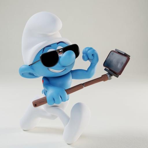 Legendary Smurf # 4609