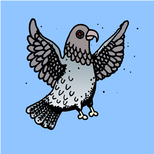 Hood Pigeon #5266