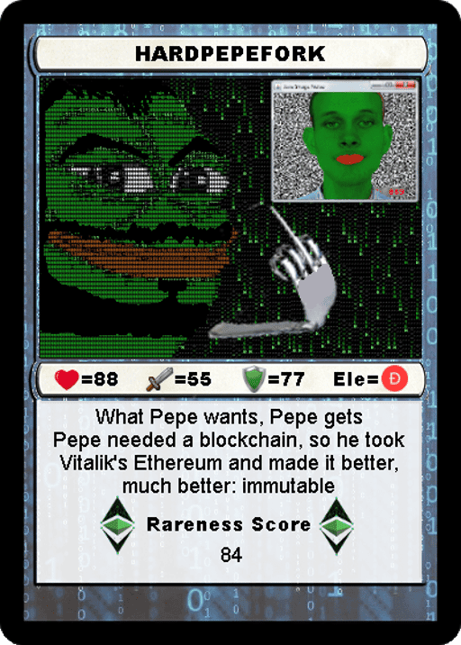 HARDPEPEFORK | Series 1 Card 31