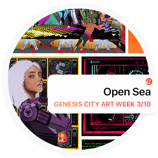 Decentraland - OpenSea Art Mall Launch