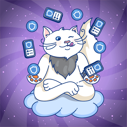 Meditating Cat #35