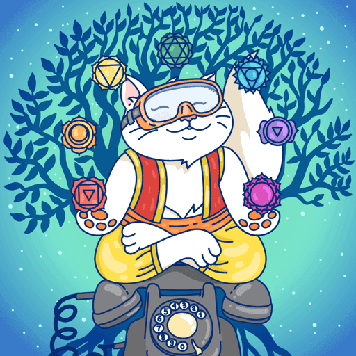 Meditating Cat #46