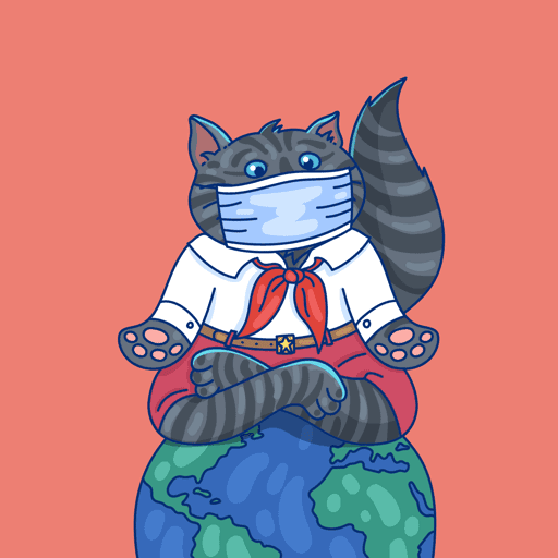 Meditating Cat #14