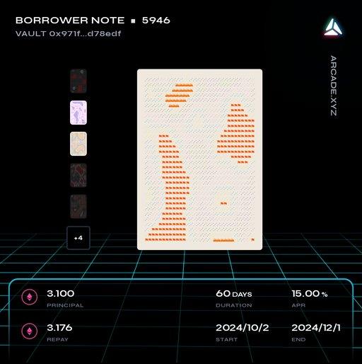 Arcade.xyz Borrower Note