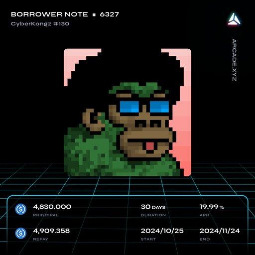 Arcade.xyz Borrower Note